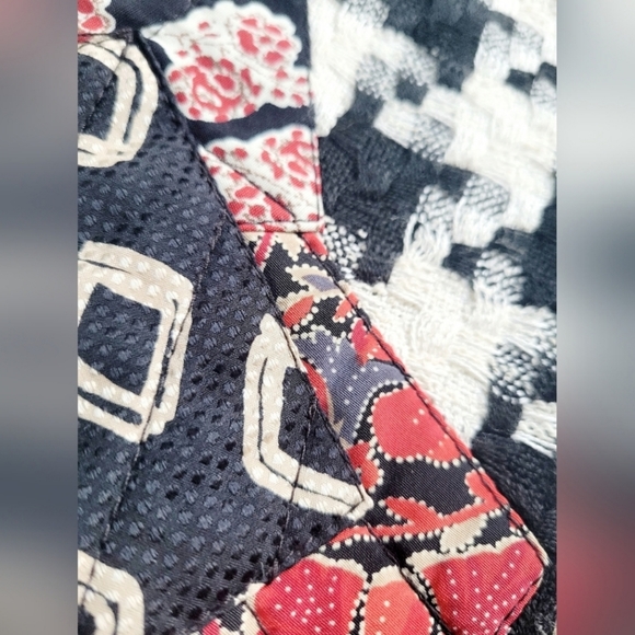 Canvasbacks Lutton & Horsfield Women's Patchwork Blazer Jacket Art-to-Wear Small - Picture 14 of 16